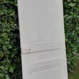 Porte de communication h221,5xl90cm ancienne panneautée, moulurée, intérieure