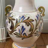 Vintage ceramic lamp foot