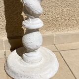 Bleached column with mirror top