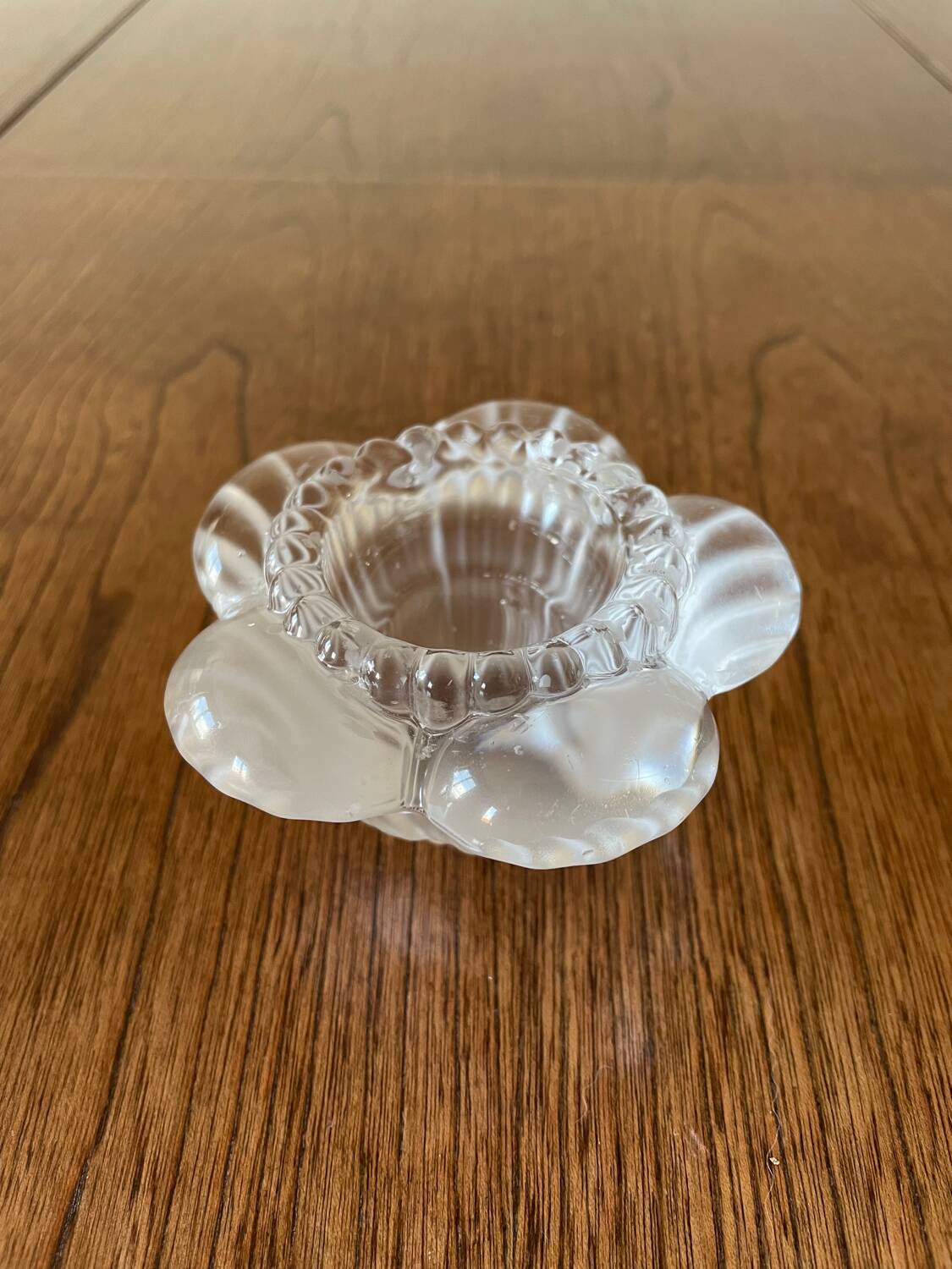 Crystal candle holder