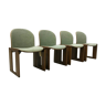 4 Afra And Tobia Scarpa Dialogo chairs for B&B Italia 1973