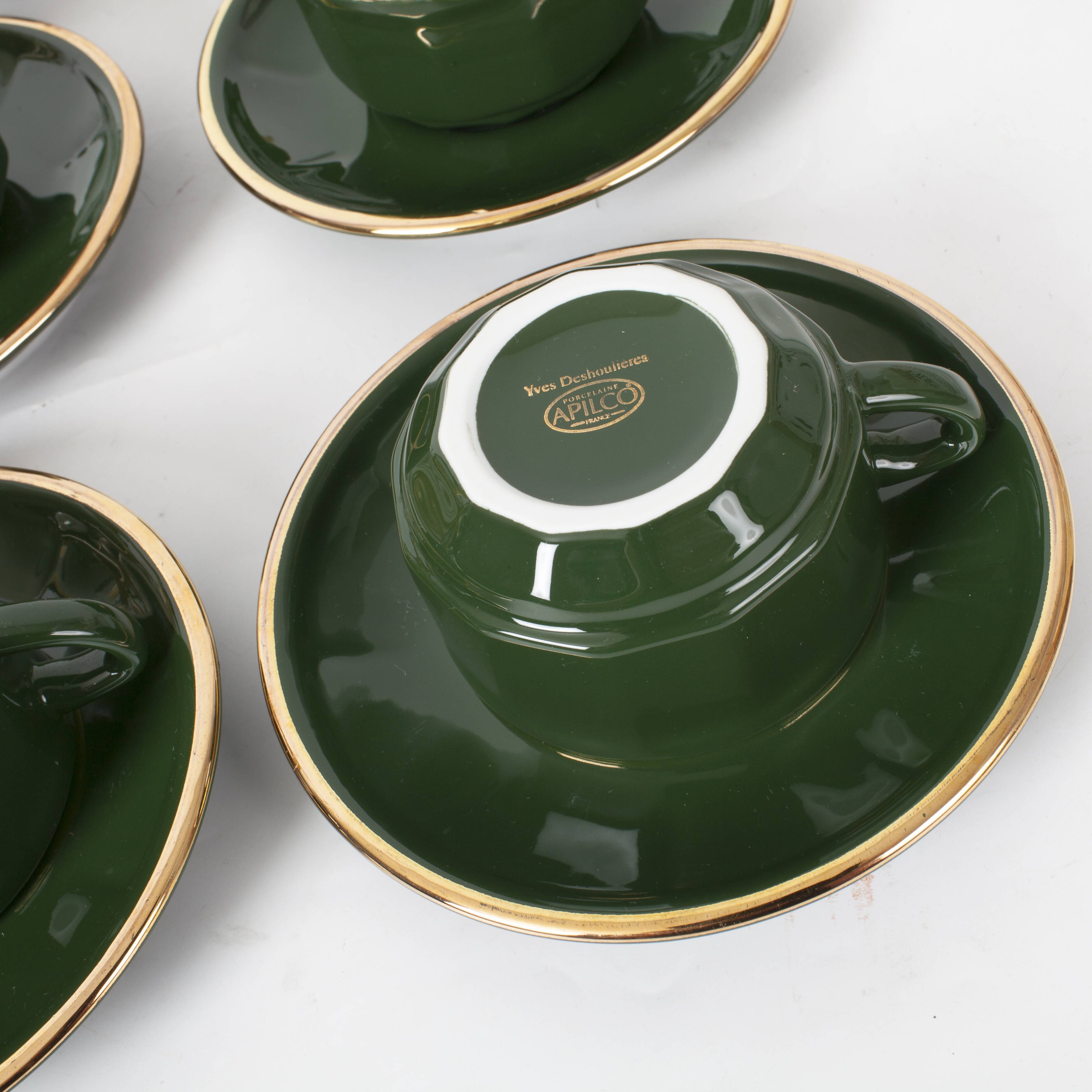 6 cups to coffee Yves Deshoulières Apilco