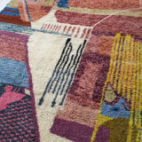 Moroccan Berber carpet Beni Ouarain multicolored 289x204cm