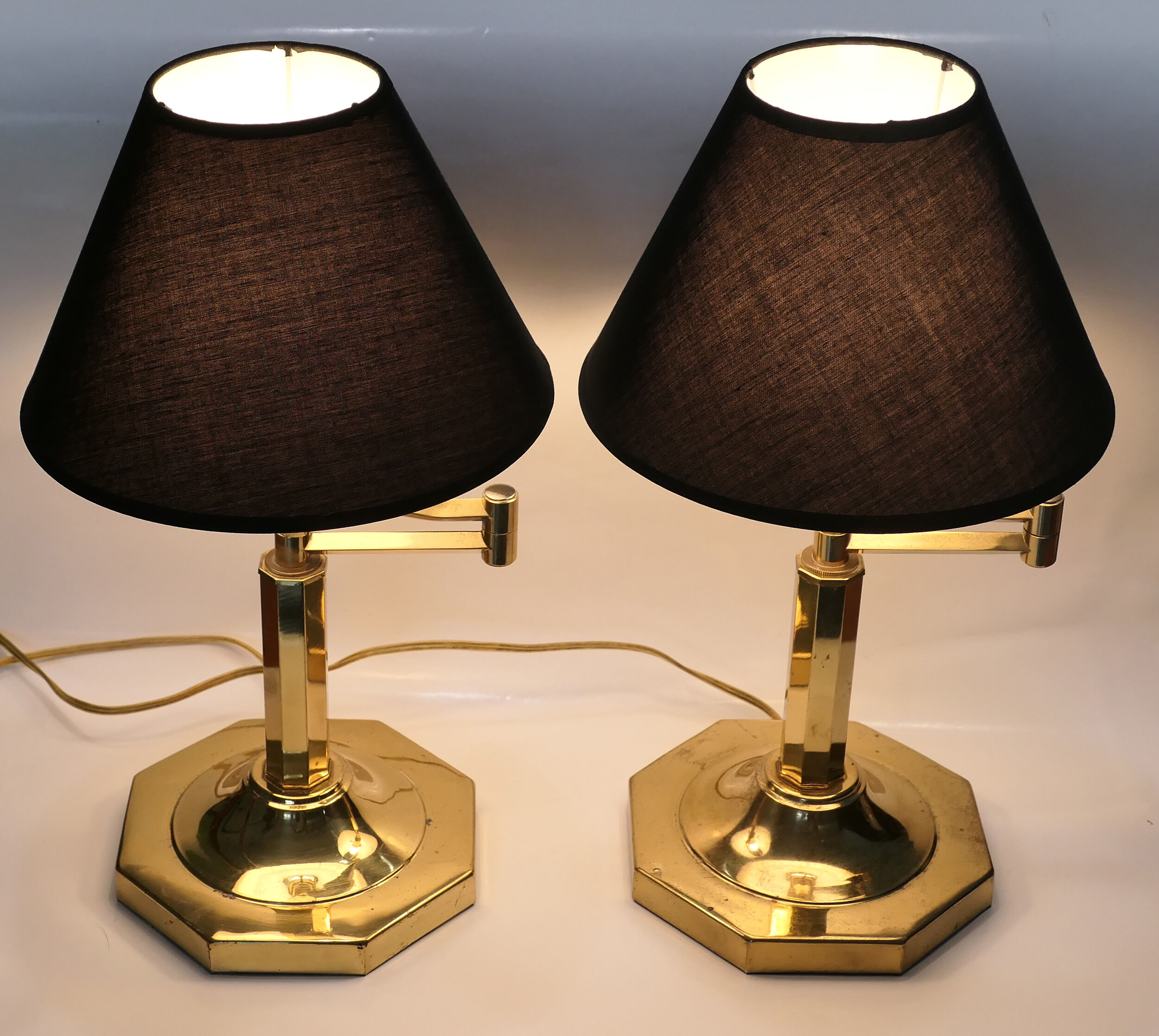 Pair of Hollywood Regency USA 1980's