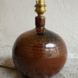 Glazed ceramic lamp base, 1960s