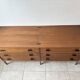 Vintage Scandinavian teak sideboard – 6 drawers – 1960s