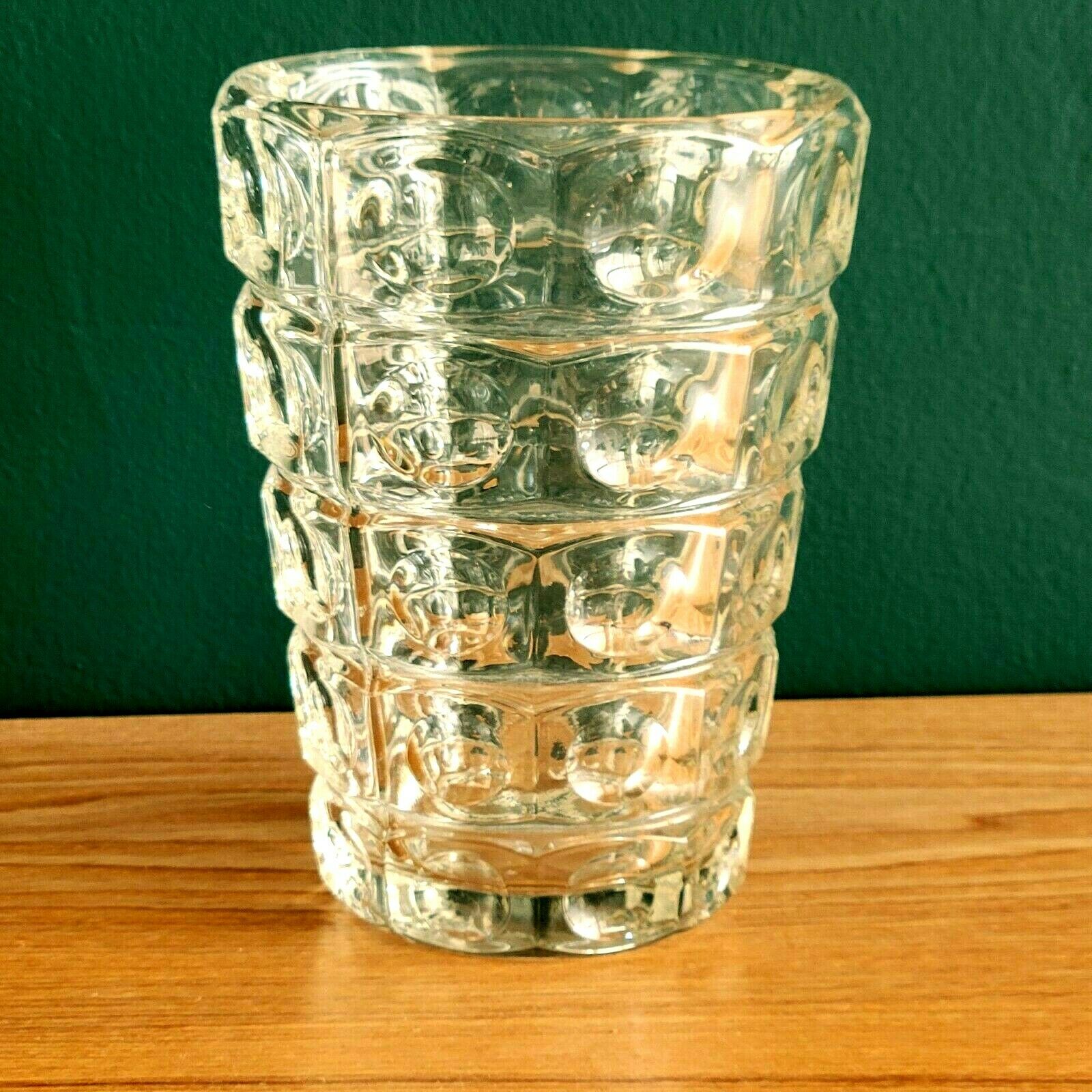 Art Deco crystal vase