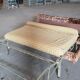 1970s velvet convertible sofa