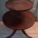 Round server with 2 trays