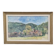 Vintage watercolor – Village at the foot of the hills