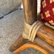 Vintage rattan lounge set 1 bench and 2 armchairs