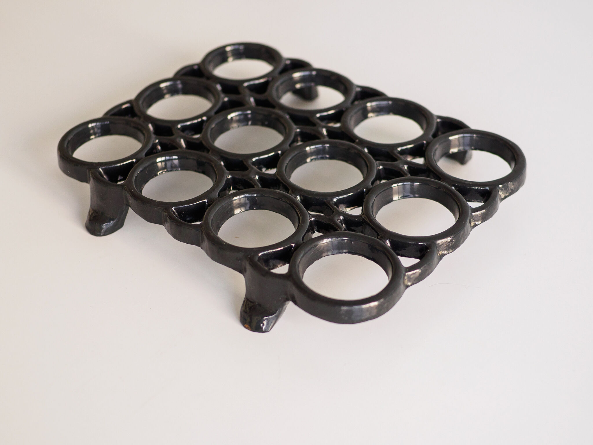 Black cast iron flat