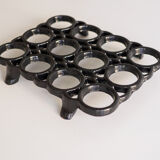 Black cast iron flat