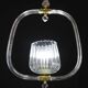 Charming Murano Glass Art Deco Pendant Chandelier by Ercole Barovier, 1940s