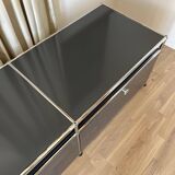 USM Haller TV cabinet in Anthracite Grey