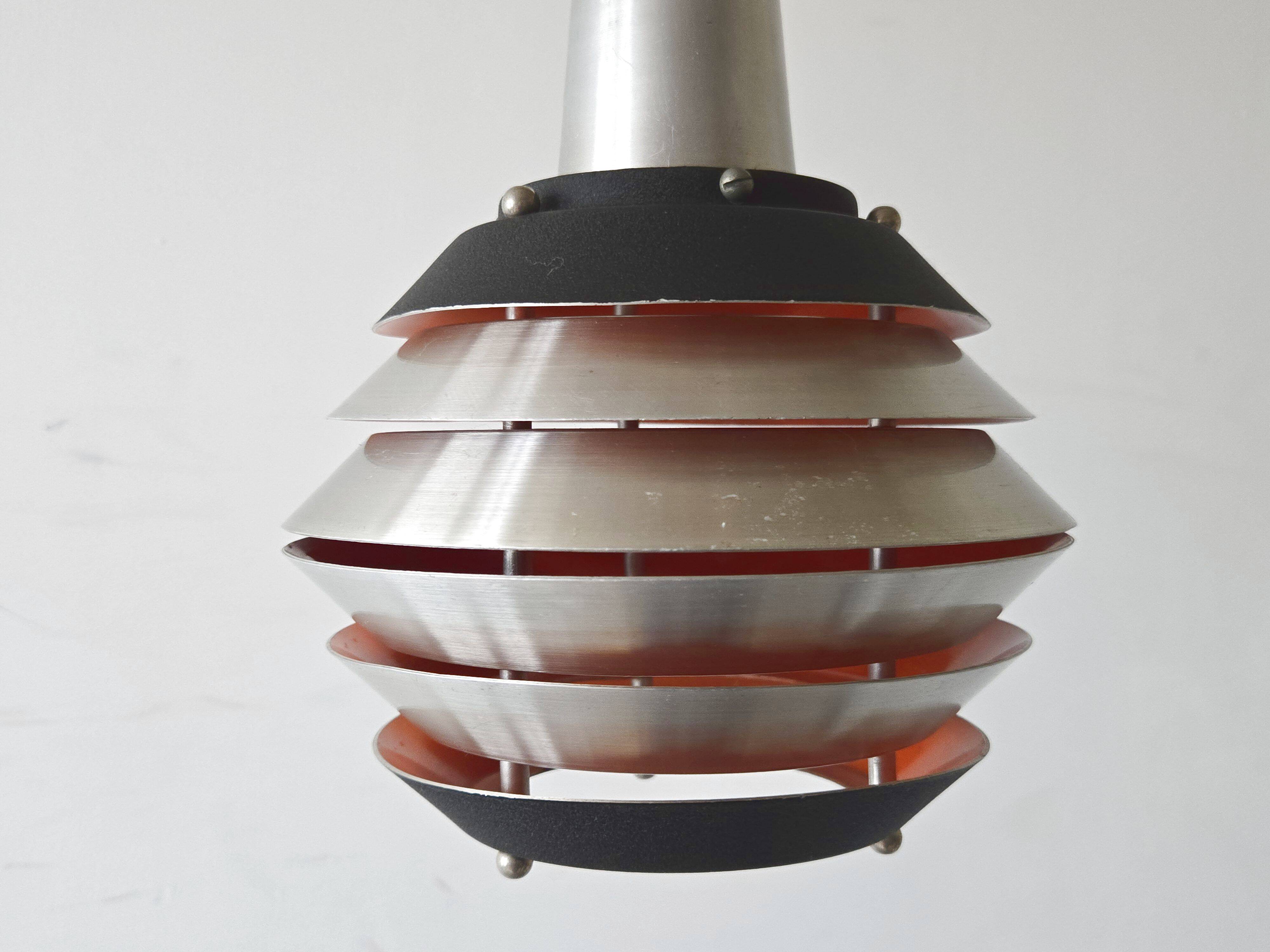 Pair of vintage pendant lights by Lakro Amstelveen 1960