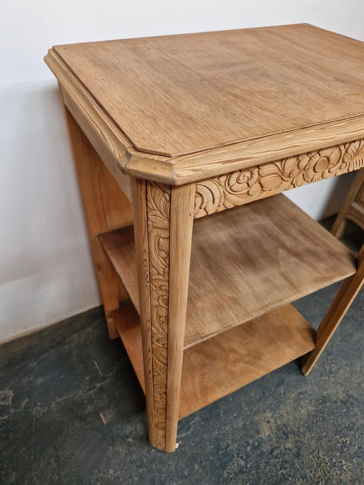 Art Deco wooden stool