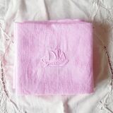 Set of 5 old pink towels