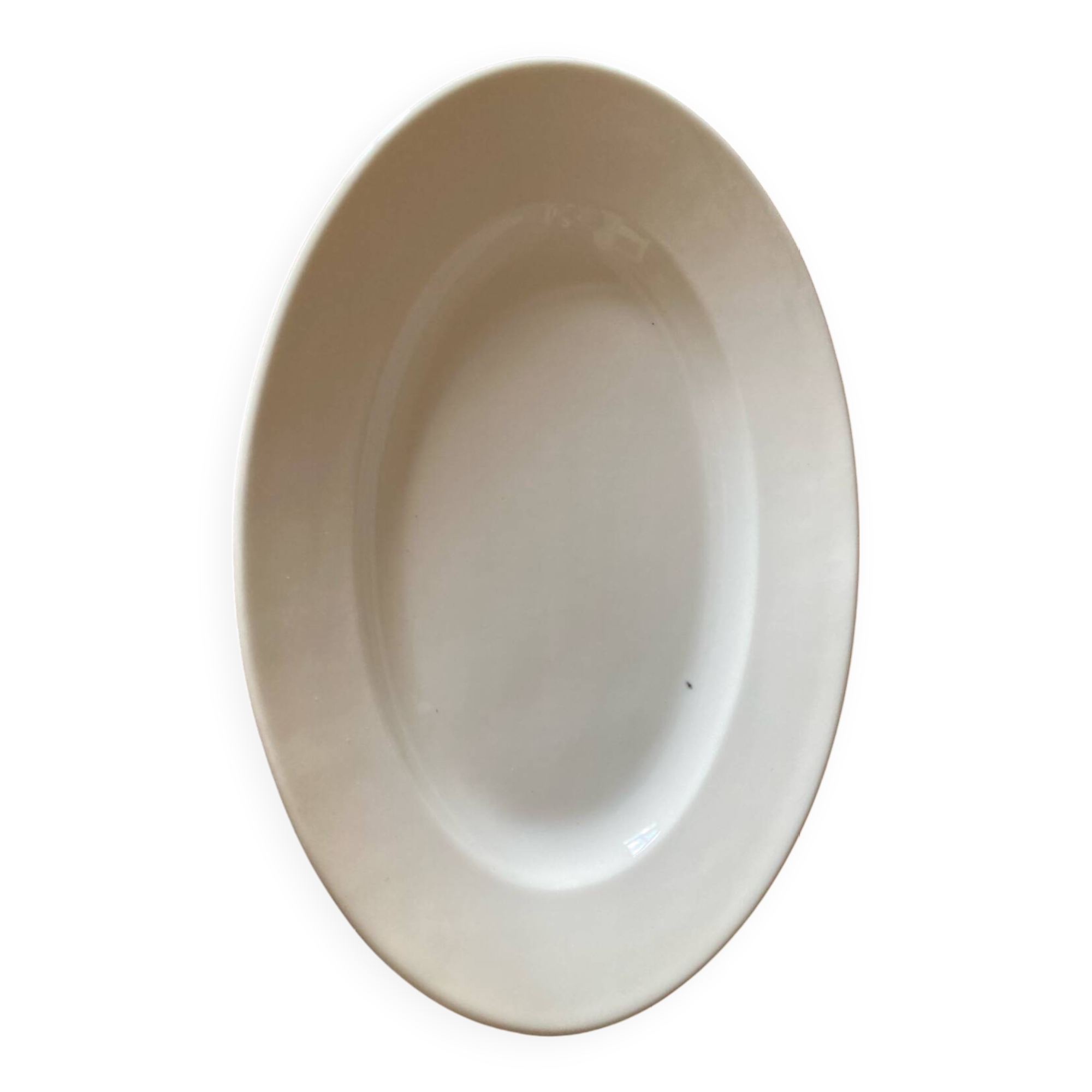 Vintage white porcelain serving dish