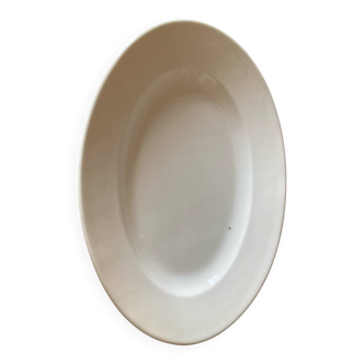 Vintage white porcelain serving dish