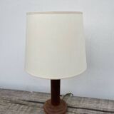 Art Deco solid wood table lamp