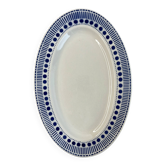 Plat ovale Sarreguemines collection Béatrice