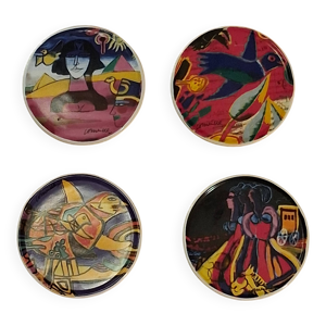 Sous verres de l artiste Guillaume