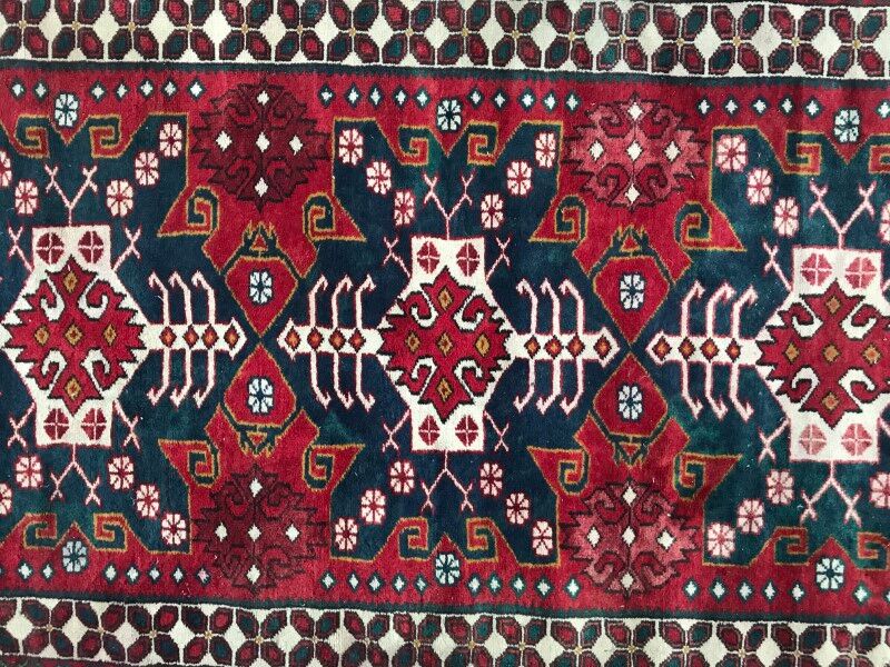 Carpet Turkish Anatolian Konya done hand 106 X 192 CM