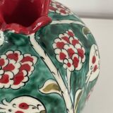 Large ceramic candle holder