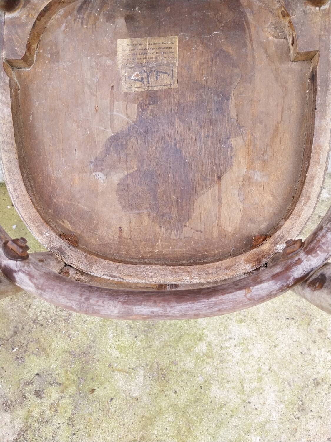 Pair of Luterma bistro chairs