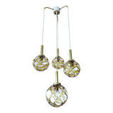 Large Mid Century  Bubble Glass Pendant Light