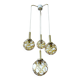 Large Mid Century  Bubble Glass Pendant Light