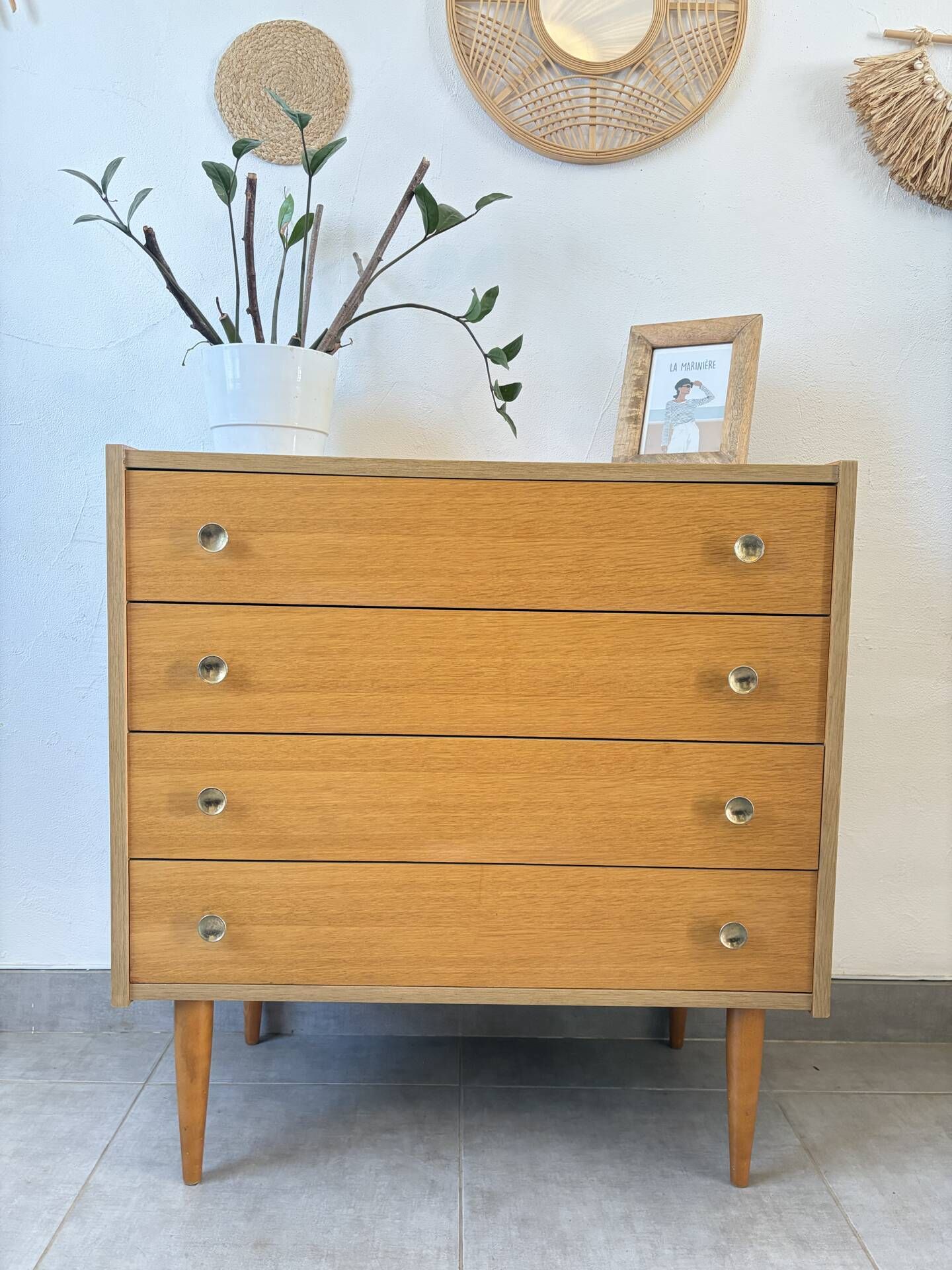 Vintage Scandinavian commode from the 1960s.