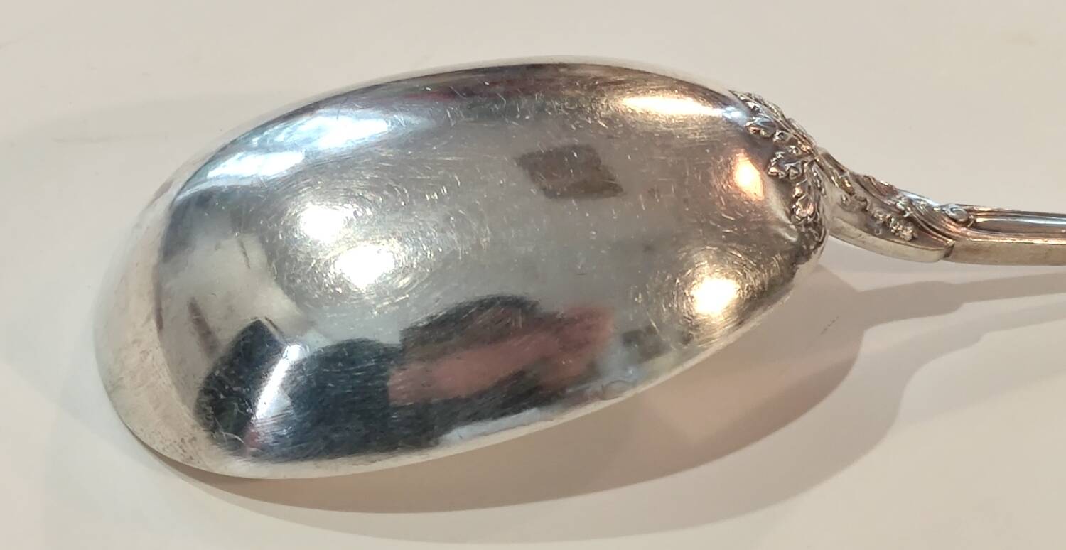 Old Spoon for Marmalade Jam/Silver Minerva Hallmark