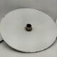 Pair of enamelled metal pendant lights