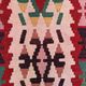 Vintage Turkish mini kilim 57x94 cm wool small kelim runner, shabby chic 2564