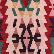 Vintage Turkish mini kilim 57x94 cm wool small kelim runner, shabby chic 2564