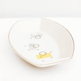 1950s opart, platter, bowl VEB Steingutwerk Torgau, Germany