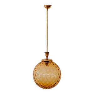 Suspension en laiton - rond