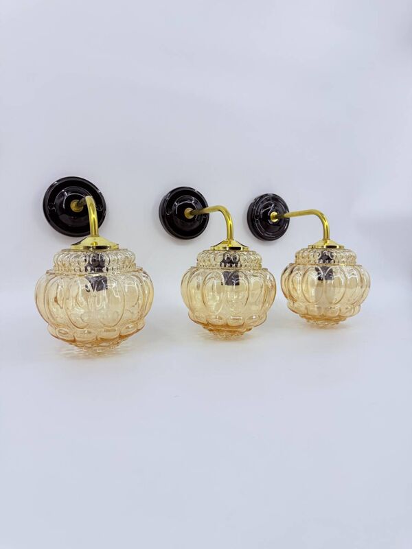 Appliques Bubble ambrées