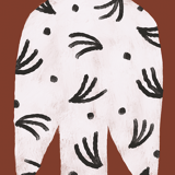 Wall poster with white bird 30cmx40cm