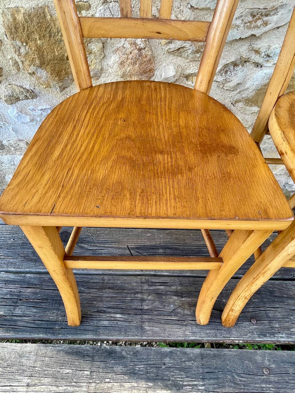 Pair of bistro chairs circa 50s/60s