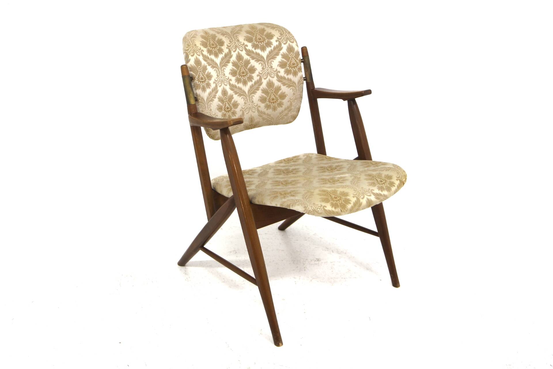 Scandinavian beech armchair, Threemen, Sweden, 1960