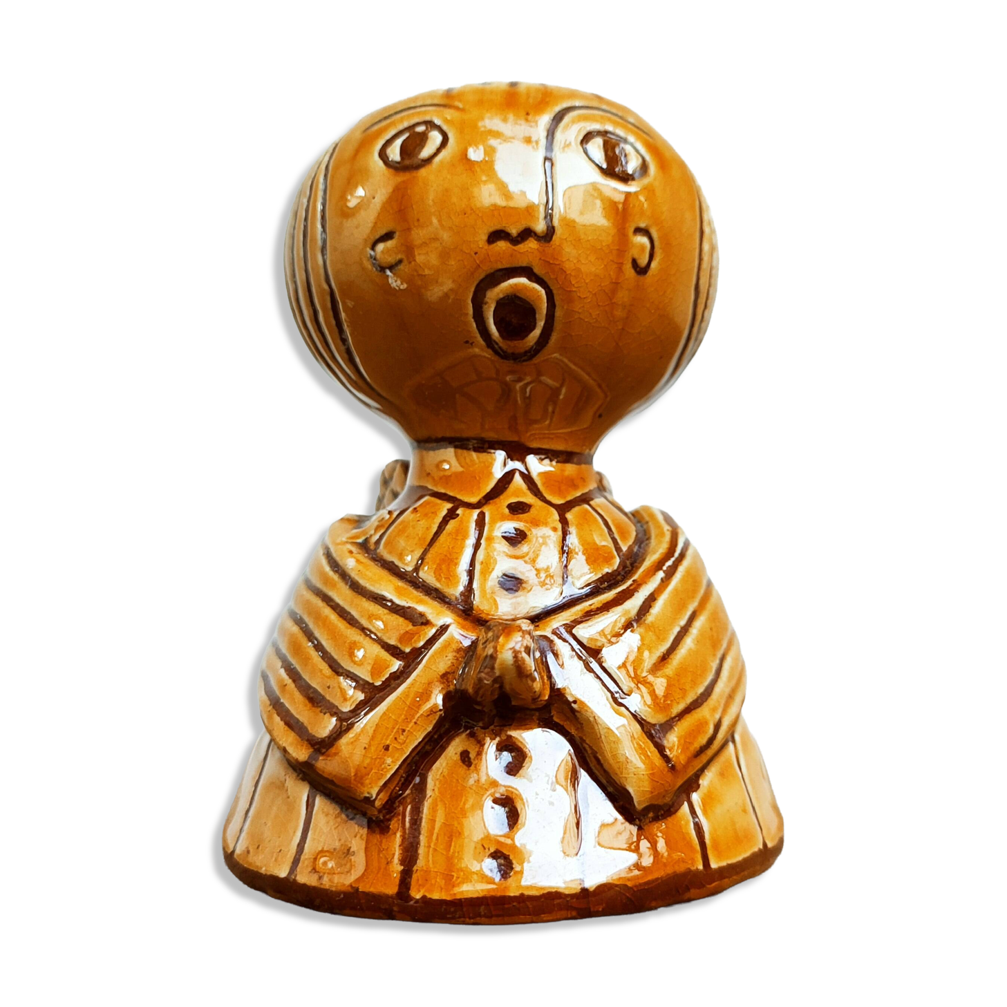 Ceramic angel, candle holder or vase