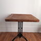 Square bistro table