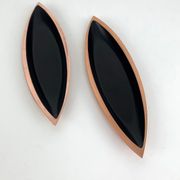 Pair of scandinavian copper cups or bowls ystad metall, design gunnar ander, sweden