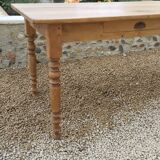 Elegant and refined 230 X 73 solid oak farmhouse table.
