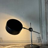 Desk Lamp By Anders Pehrson For Ateljé Lyktan Circa 1960, Leather, Chrome And Metal