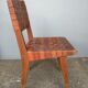 Chaise Jens Risom 1950/60 chêne et cuir