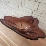 Large Murano glass fruit bowl.
